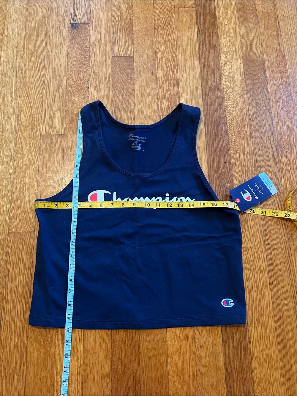 NWT Champion Spell Out Logo Tank 2XL - Picture 8 of 8